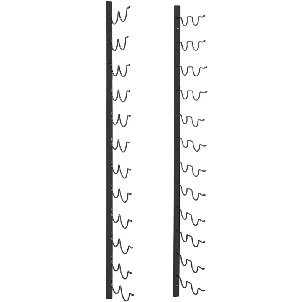 VEVOR Wall Mounted Wine Rack 12x2 Bottles Wine Holder Towel