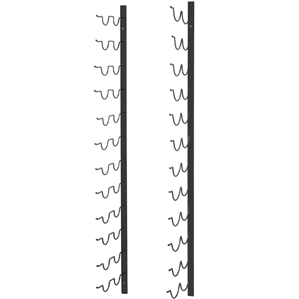 VEVOR Wall Mounted Wine Rack 12x2 Bottles Wine Holder Towel