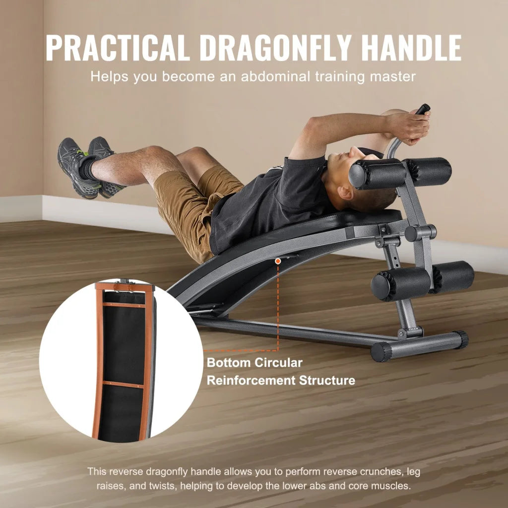 VEVOR Weight Bench Adjustable Situp Incline Bench for Home