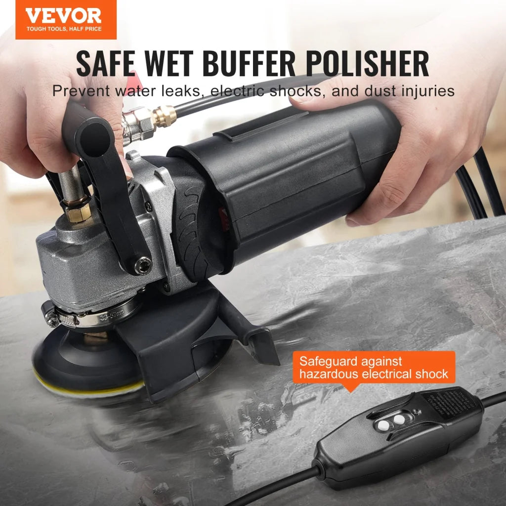 VEVOR Wet Stone Polisher 4-Inch Electric Granite Polisher