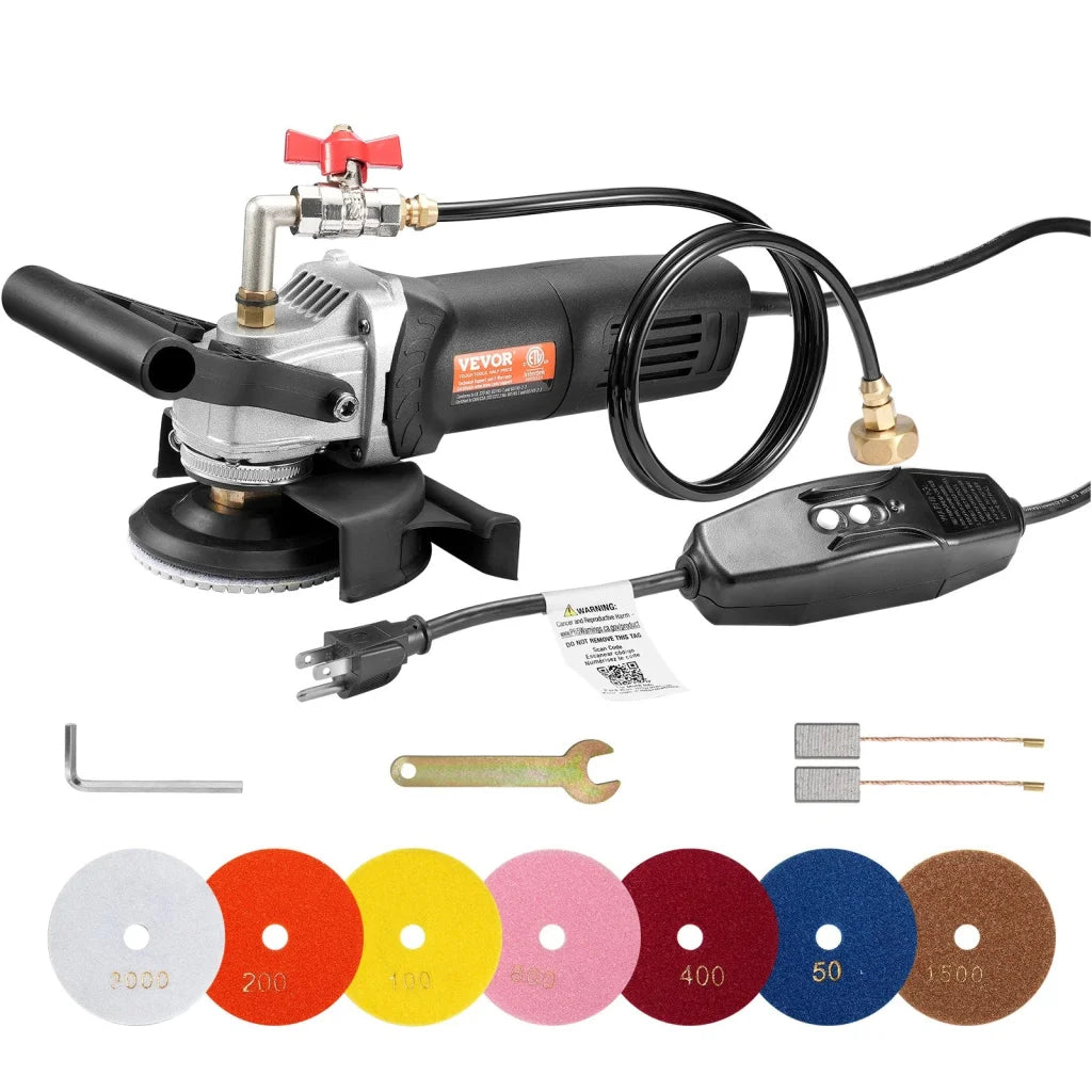 VEVOR Wet Stone Polisher 4-Inch Electric Granite Polisher