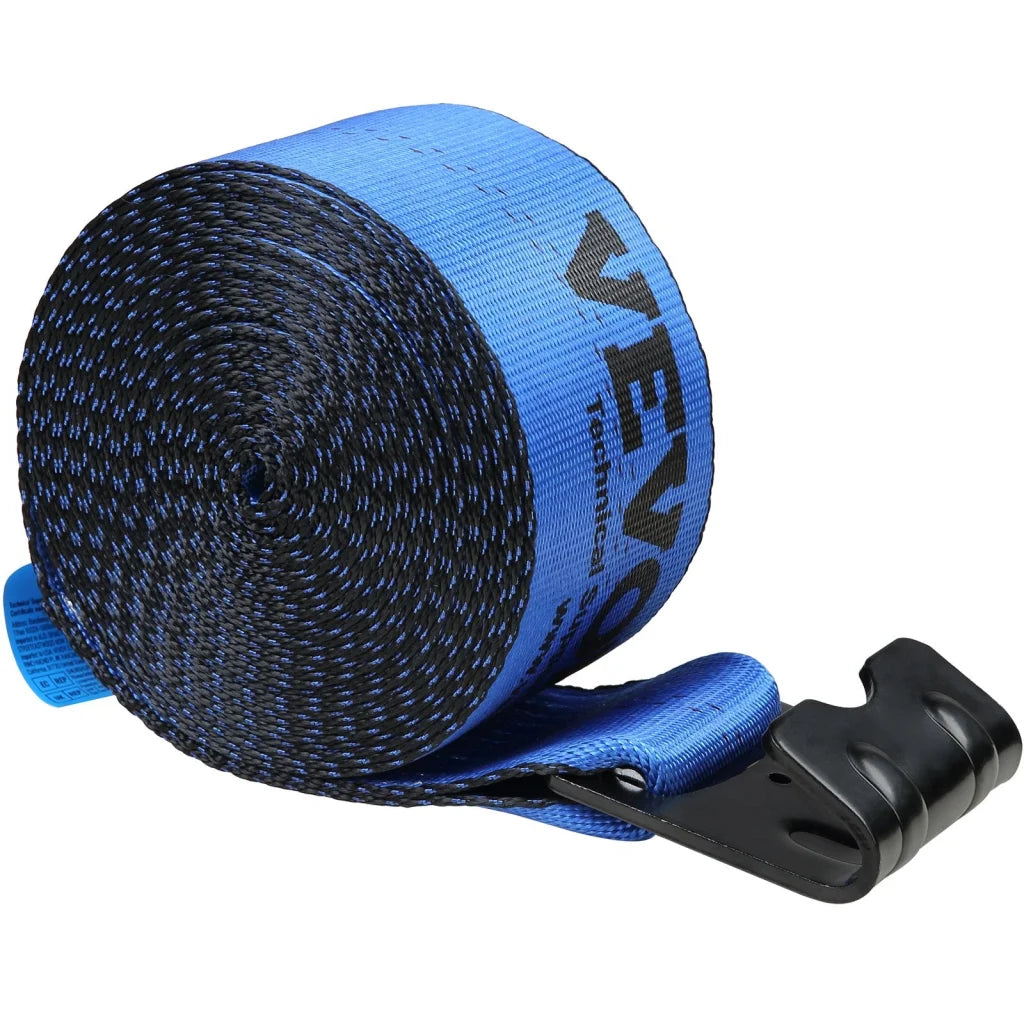 VEVOR Winch Straps 10.2 cm x 9.1 m 2.7T Load Capacity 8.2T