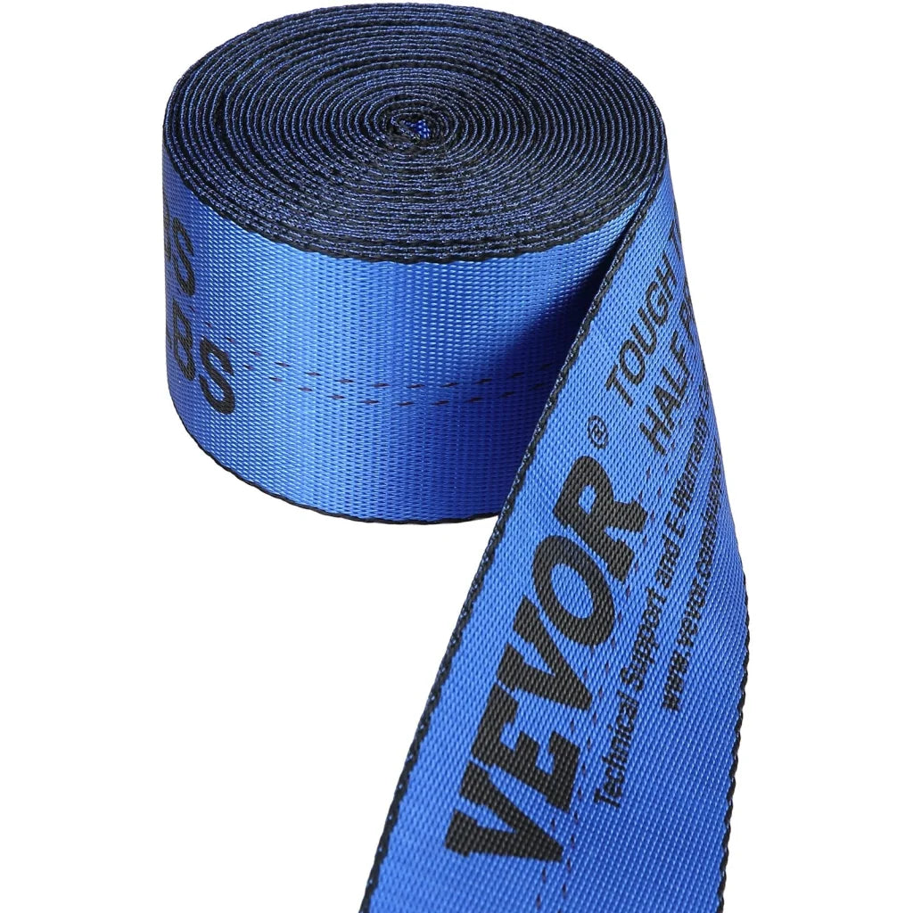 VEVOR Winch Straps 10.2 cm x 9.1 m 2.7T Load Capacity 8.2T