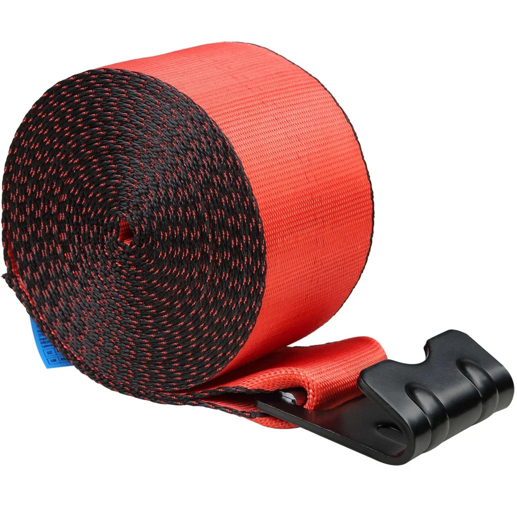 VEVOR Winch Straps 10.2 cm x 9.1 m 2.7T Load Capacity 8.2T