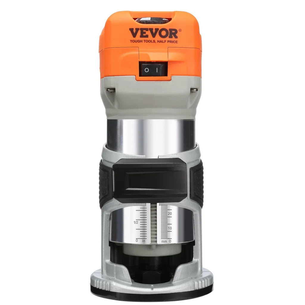 VEVOR Wood Router 1.25HP 800W Compact Wood Trimmer Router