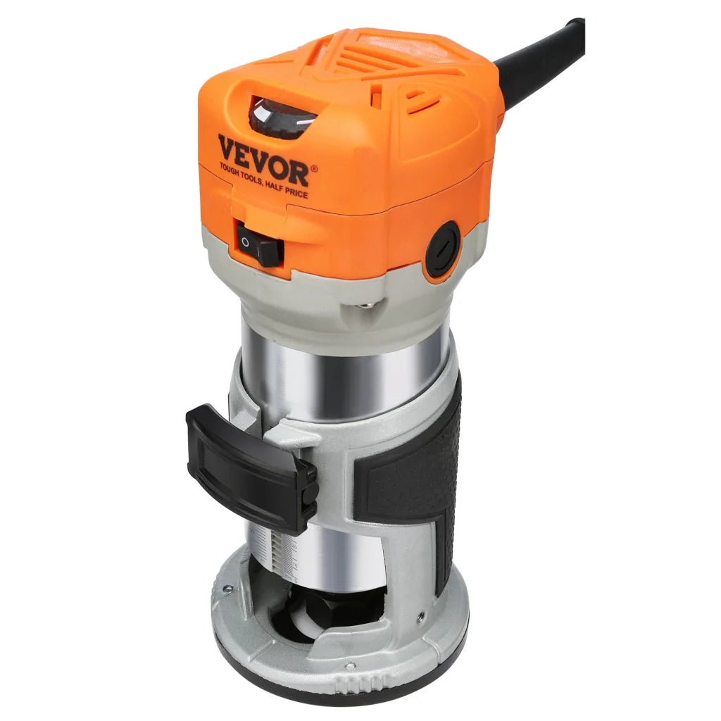 VEVOR Wood Router 1.25HP 800W Compact Wood Trimmer Router