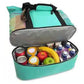 Vibe Geeks 2 in 1 Mesh Beach Tote Bag with Insulated Cooler