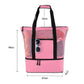 Vibe Geeks 2 in 1 Mesh Beach Tote Bag with Insulated Cooler