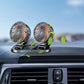 Vibe Geeks Speed Adjustable Portable Dual Head Car Cooling