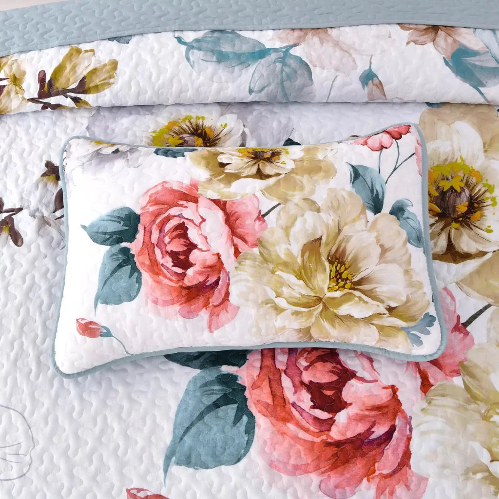 Vibrant Quilted Bedspread & Pillowcases Set - Add Color &