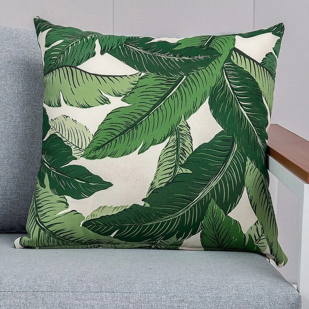 Vibrant Square Outdoor Throw Pillow - Home & Garden
