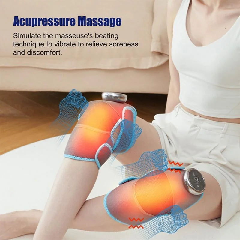 Vibrating Knee Pad For Soothing Heat Therapy - Health &
