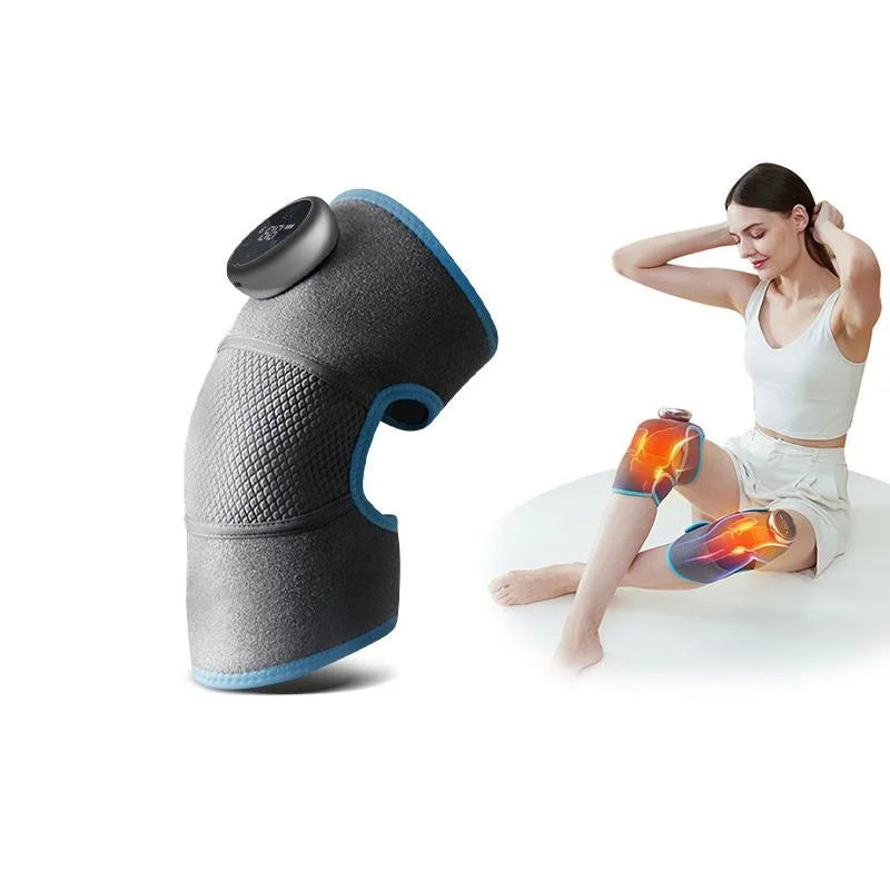 Vibrating Knee Pad For Soothing Heat Therapy - Health &