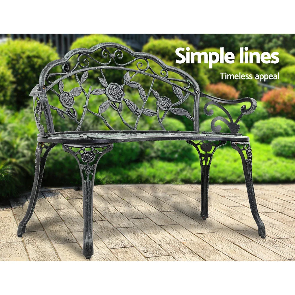 Victorian Garden Bench Green - Home & Garden