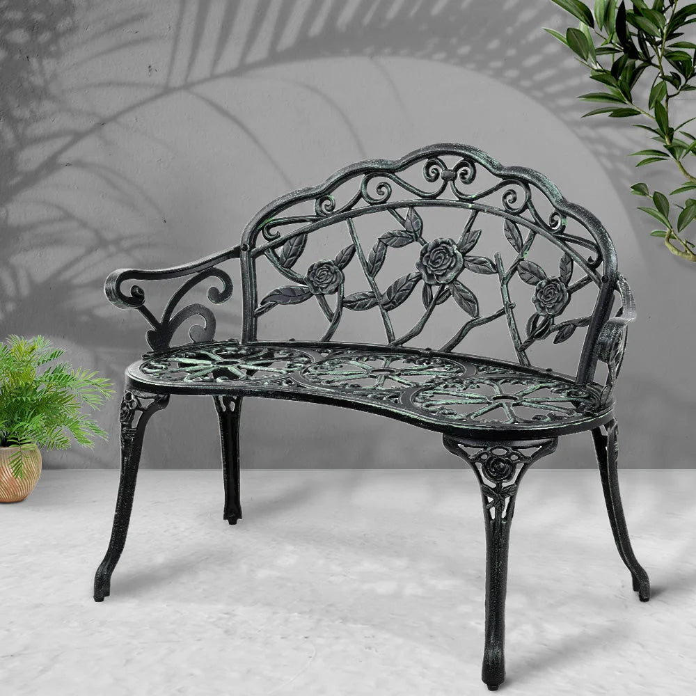 Victorian Garden Bench Green - Home & Garden