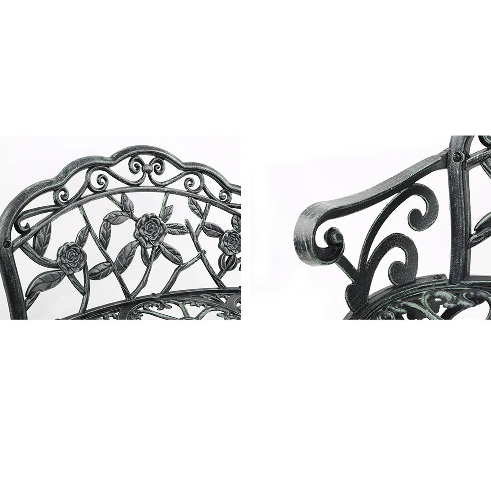 Victorian Garden Bench Green - Home & Garden