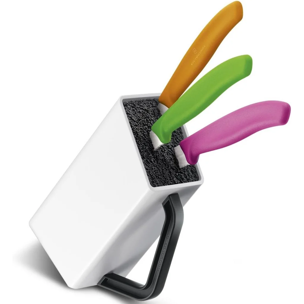 Victorinox Swiss Classic Empty Cutlery Knife Block in White