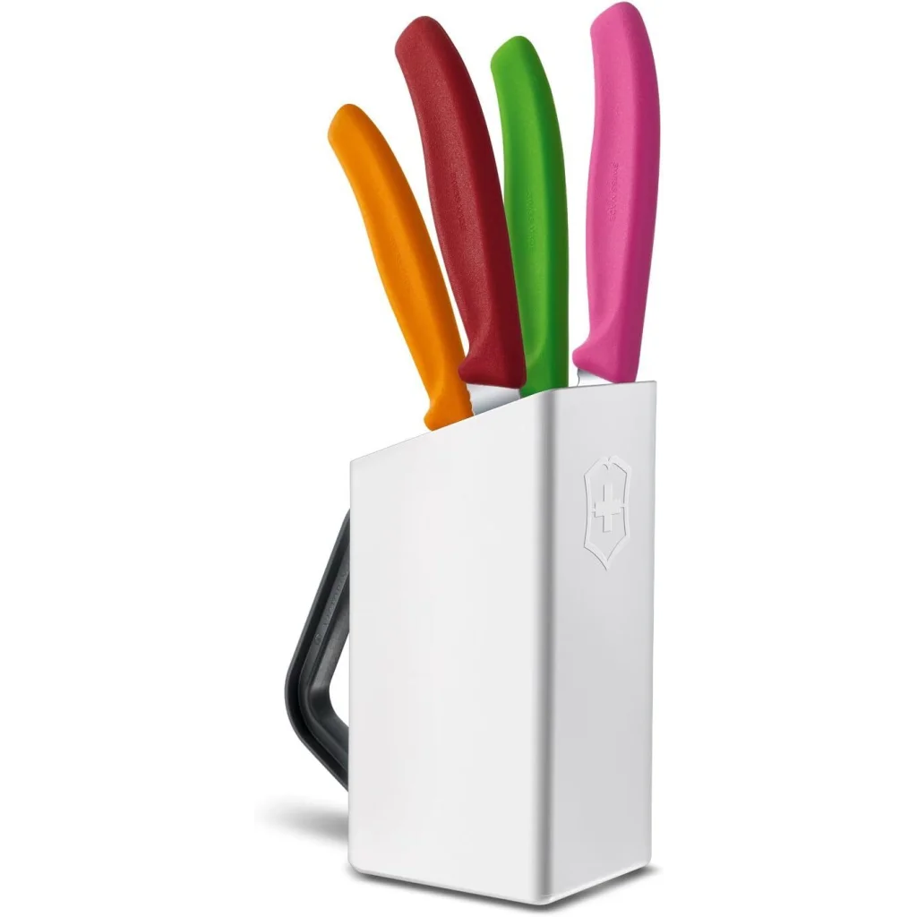 Victorinox Swiss Classic Empty Cutlery Knife Block in White