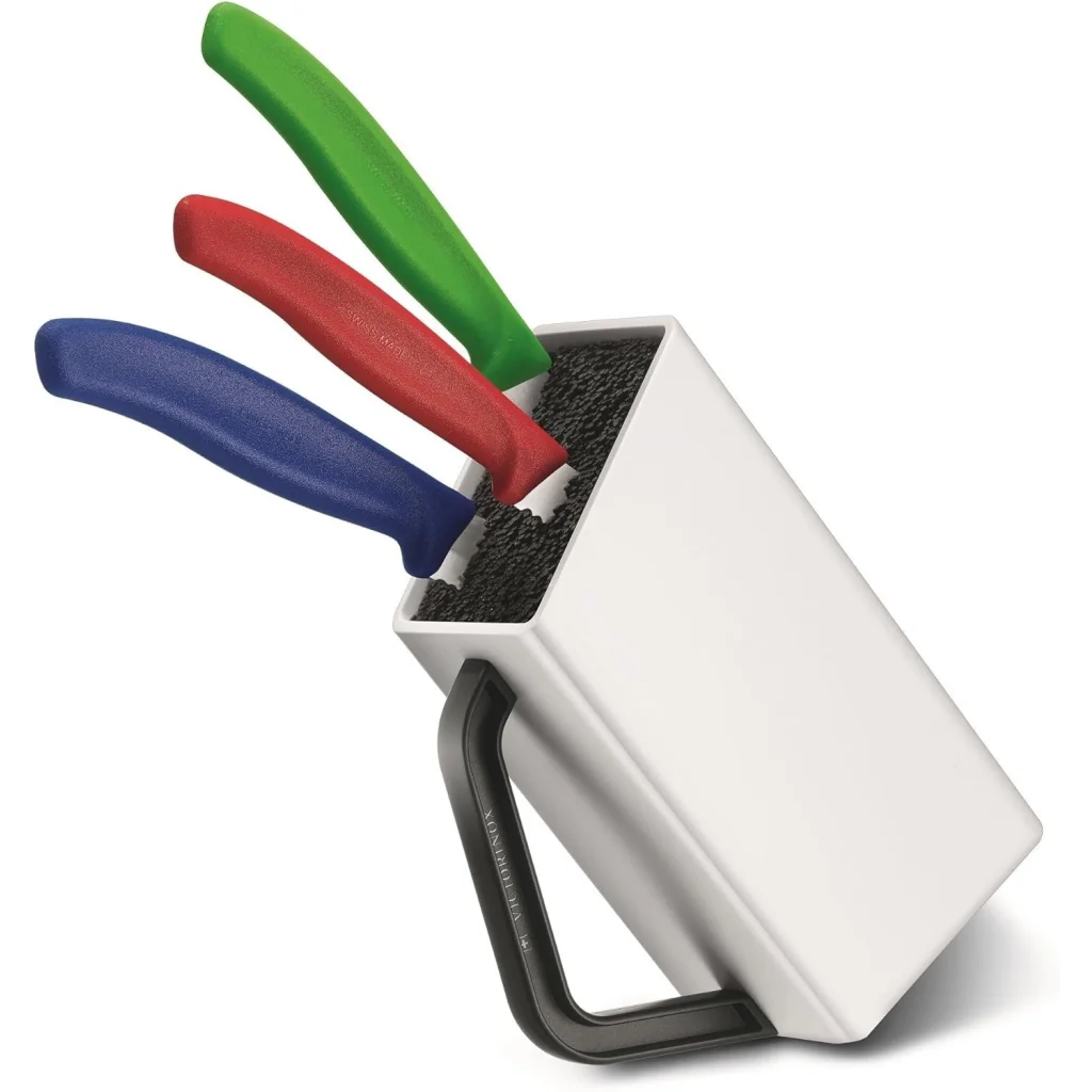 Victorinox Swiss Classic Empty Cutlery Knife Block in White