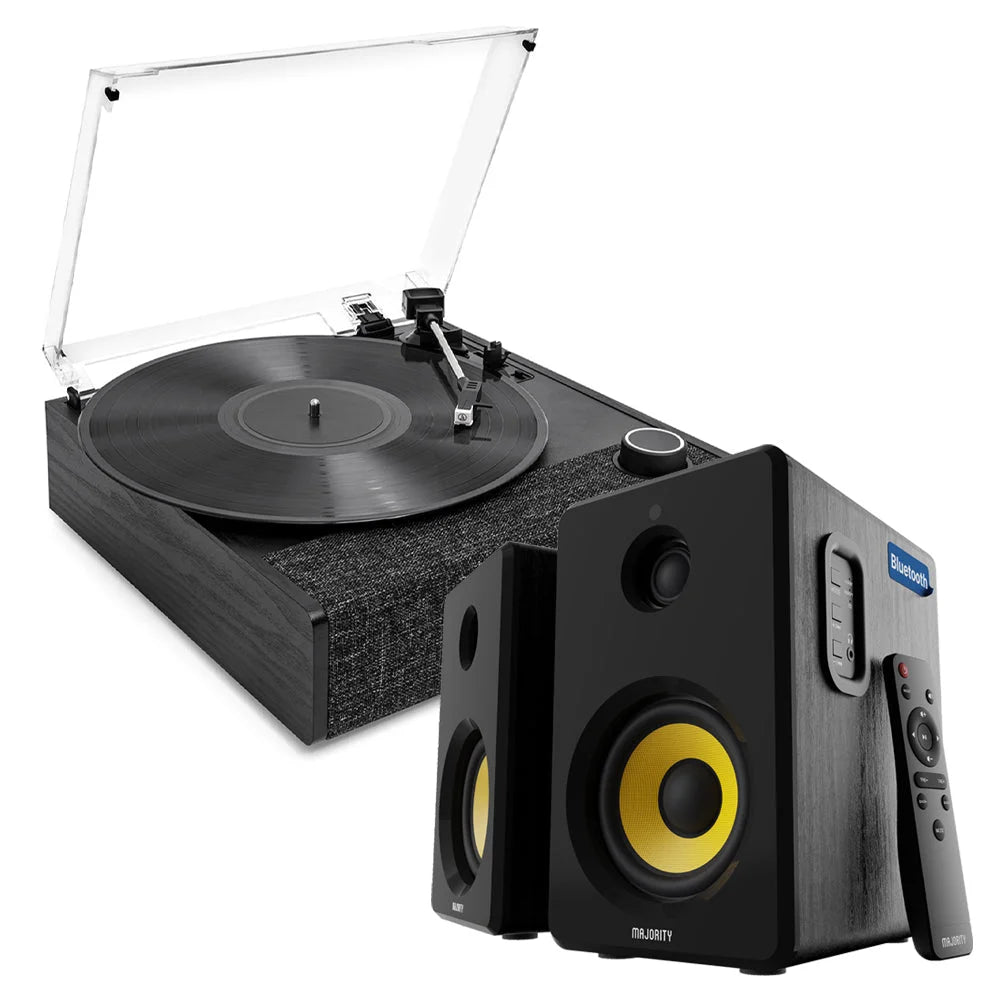 Victrola Eastwood II Turntable - Black + Bundled Majority