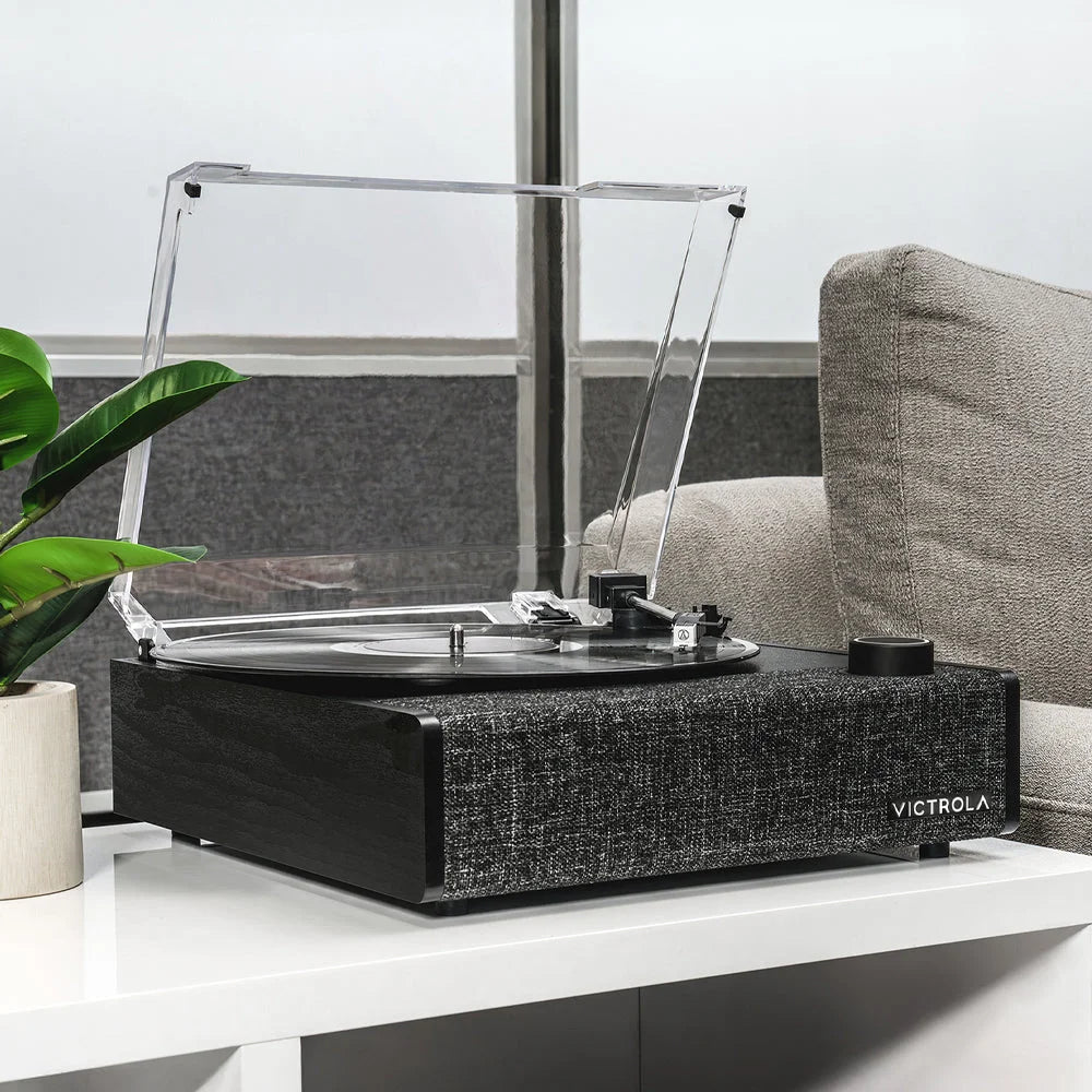Victrola Eastwood II Turntable - Black + Bundled Majority