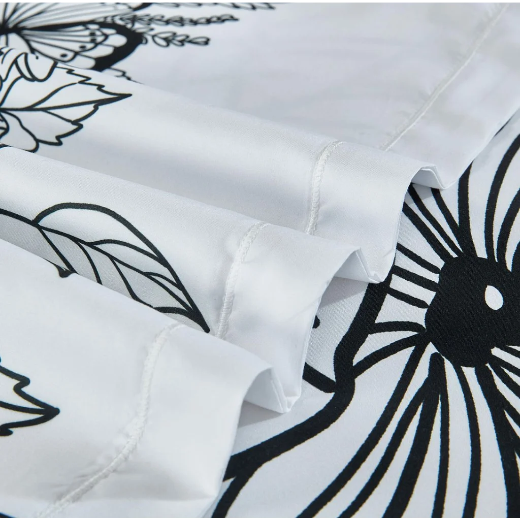 Viene Floral Quilt Cover Set - Queen Size - Home & Garden