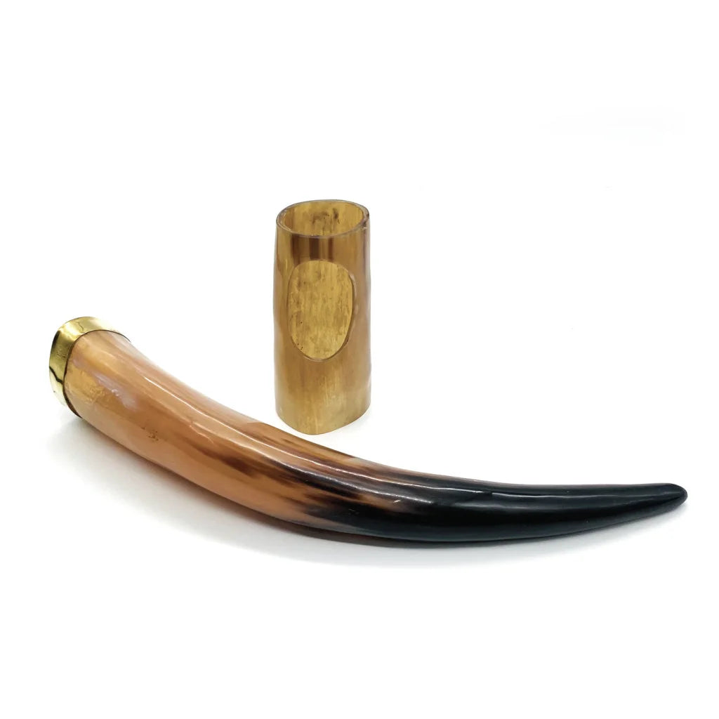 Viking Drinking Horn with Stand - Home & Garden