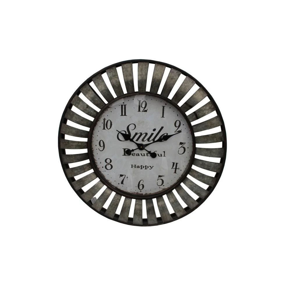 Viking Metal Wall Clock 82cm
