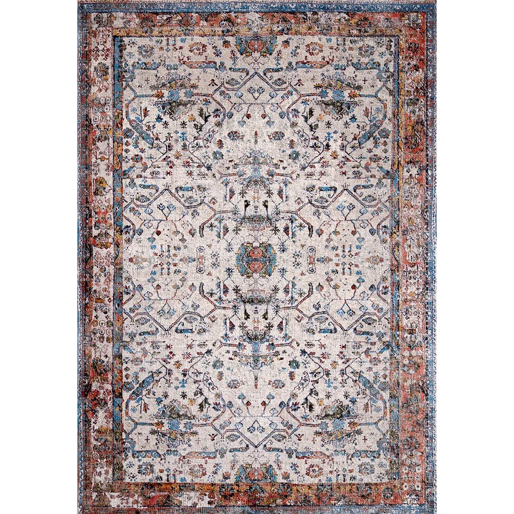 Vintage Crown Deco Rug HDJ2396 No Fringe 240x330 - Home &