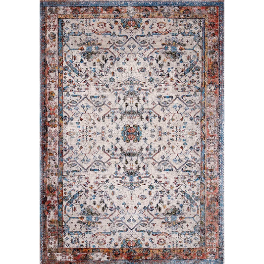 Vintage Crown Deco Rug HDJ2396 No Fringe 240x330 - Home &