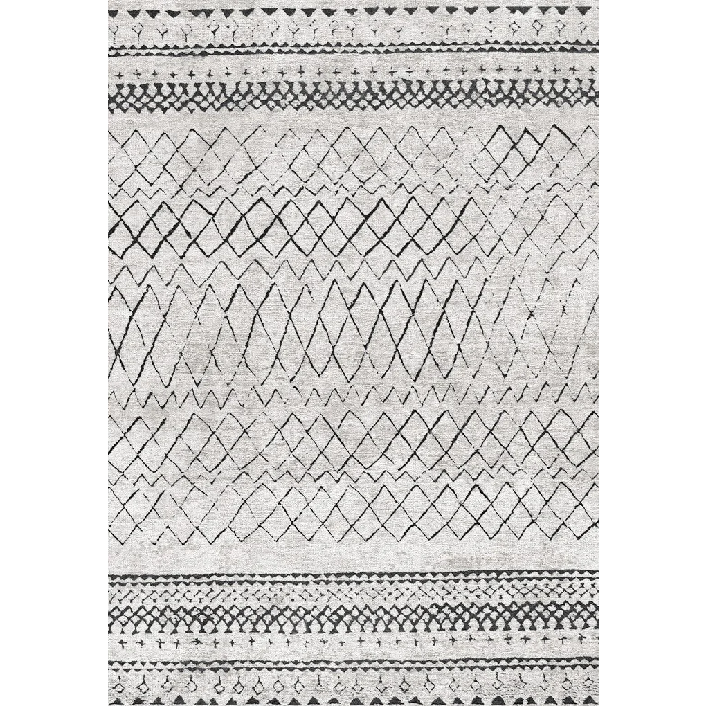 Vintage Crown Deco Rug HDJ2859 No Fringe 80x300 - Home &