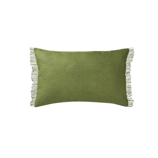 Vintage Design Homewares Olive French Filled Cushion Oblong