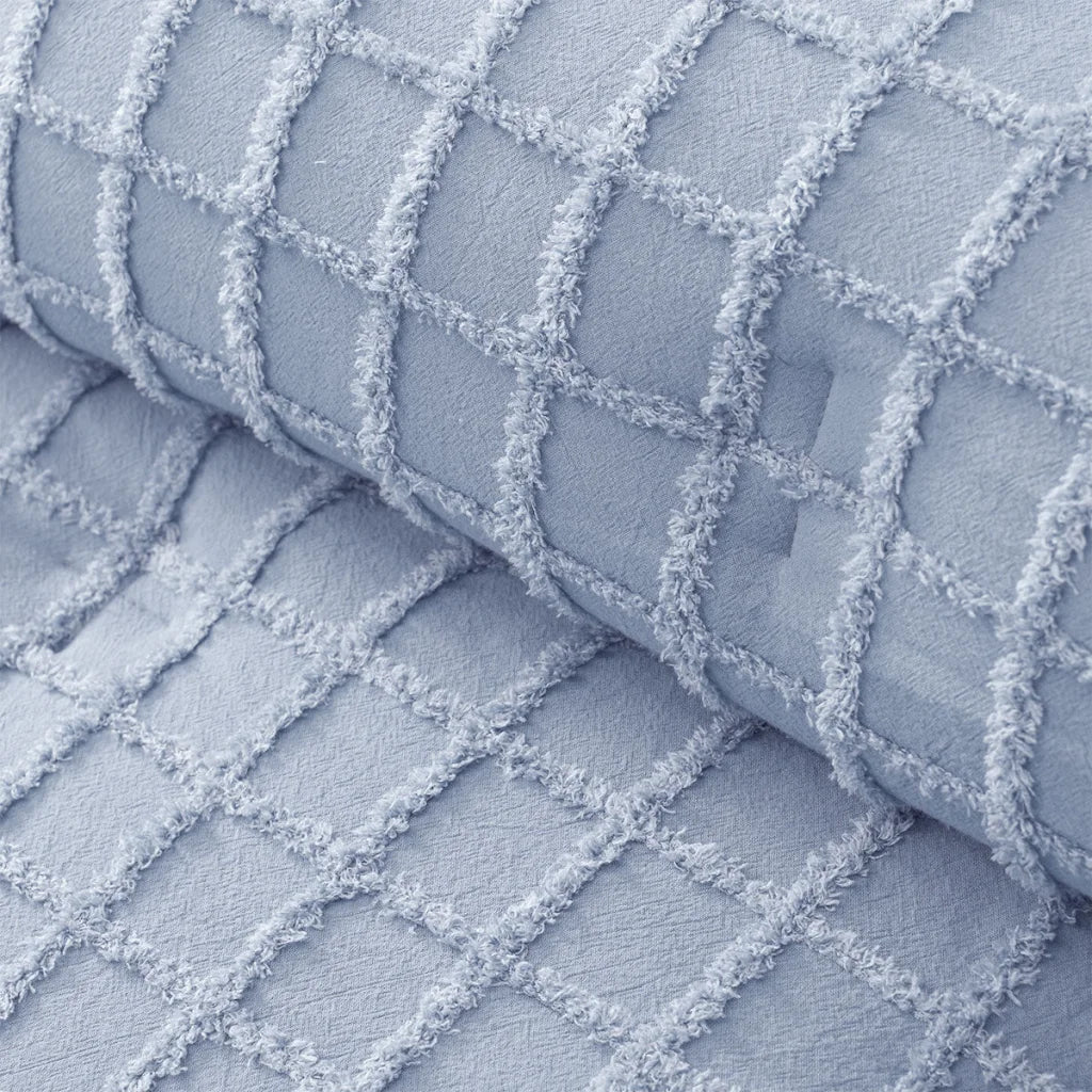 Vintage Design Homewares Parquet Snooze Blue Comforter Set