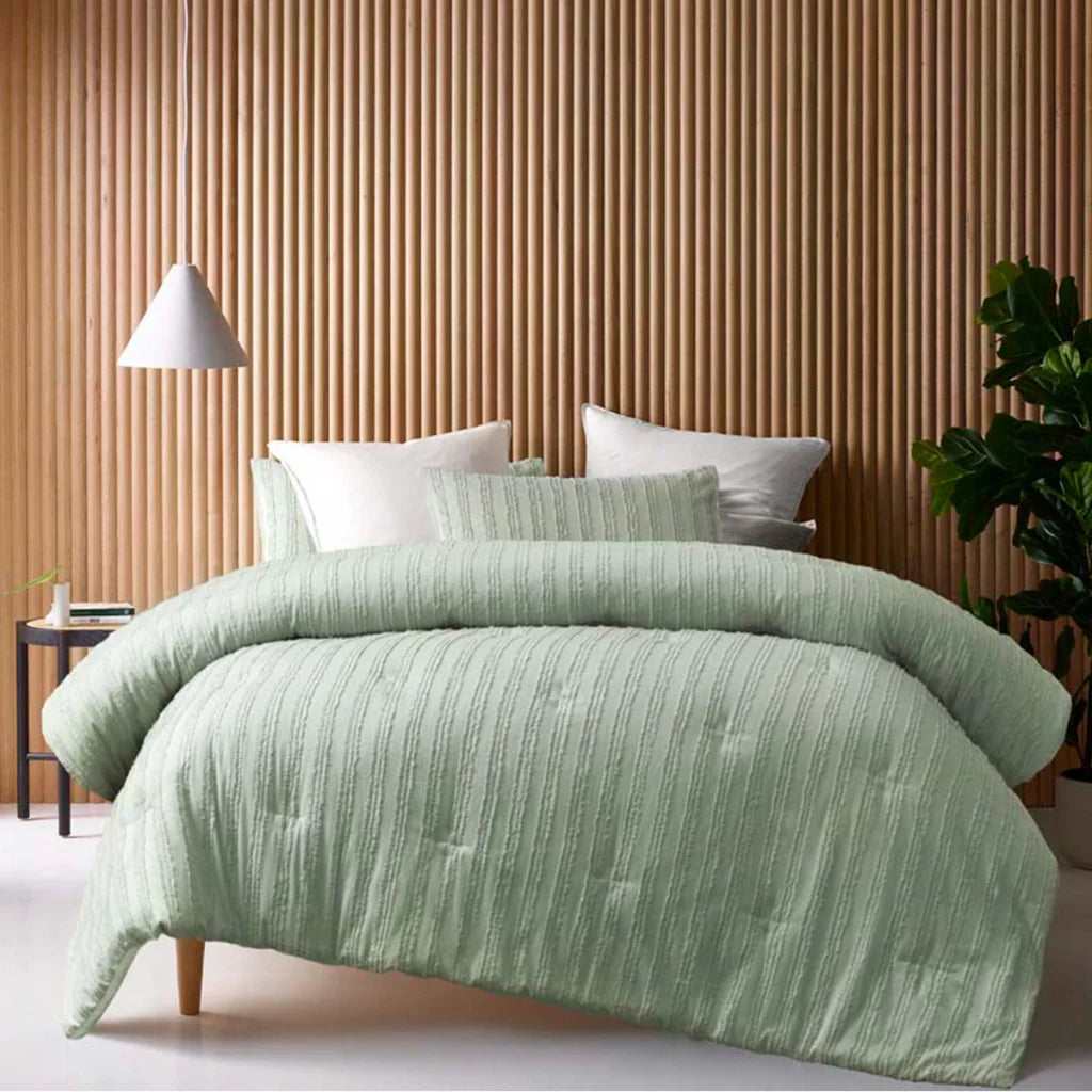 Vintage Design Homewares Reflections Sage 3 Piece Comforter