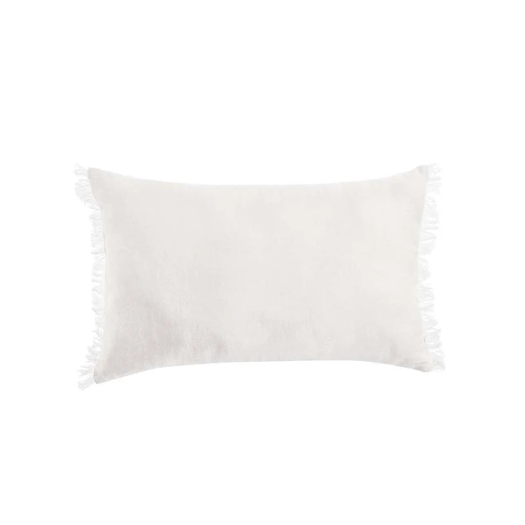 Vintage Design Homewares White French Filled Cushion Oblong