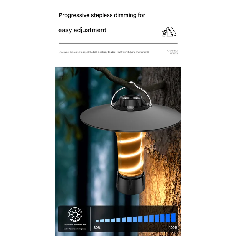 Vintage Lighthouse LED Camping Lantern | 5-Mode