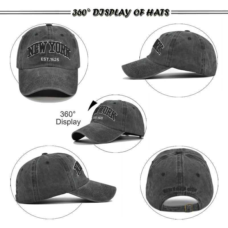 Vintage New York Est. 1625’’ Washed Cotton Baseball Cap