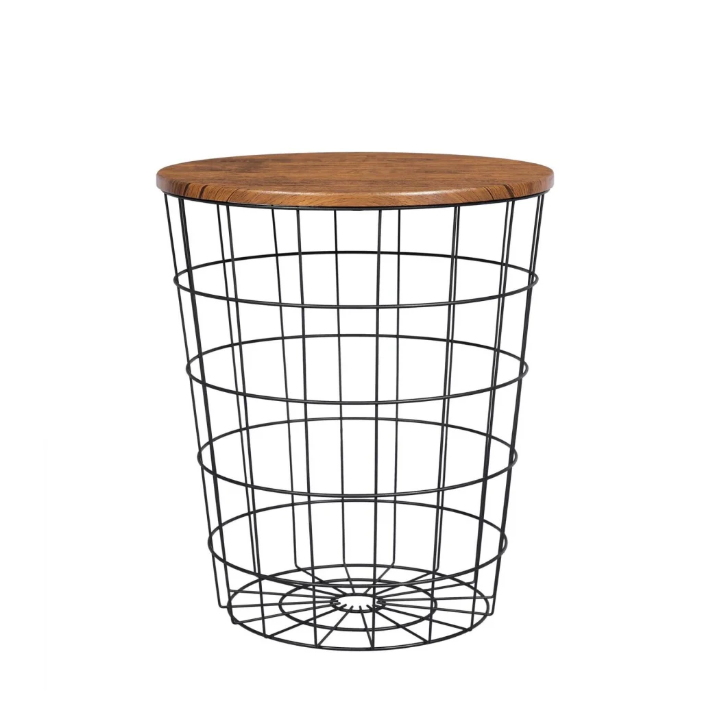 Vintage Round Coffee Tables Set of 2 Side Tables Robust