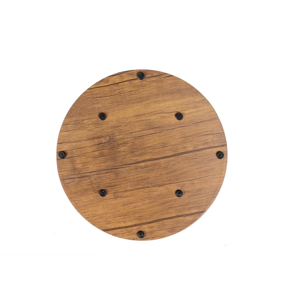 Vintage Round Coffee Tables Set of 2 Side Tables Robust