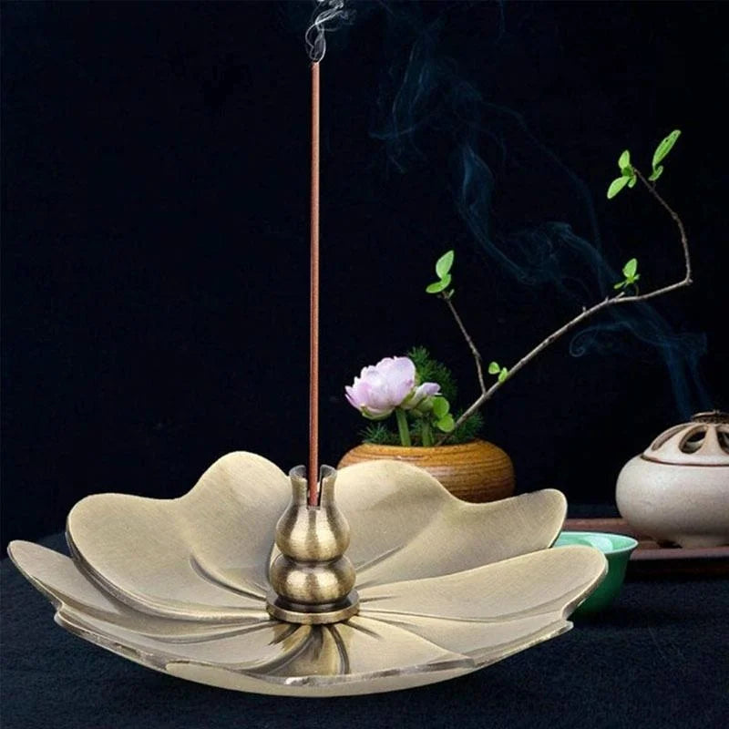 Vintage Sandalwood Incense Burner - Creative Alloy Holder