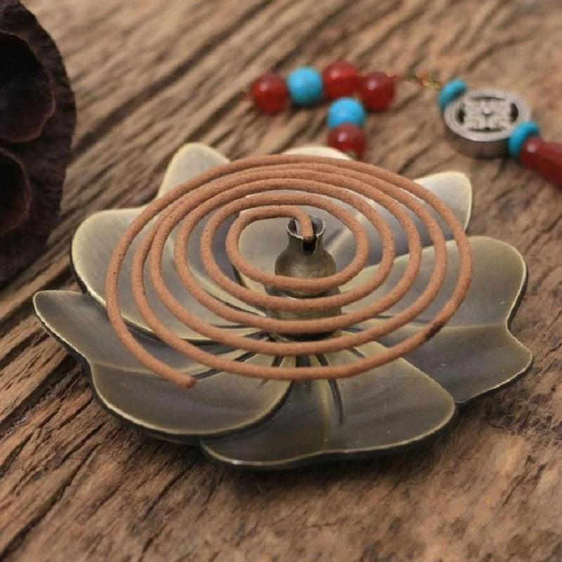 Vintage Sandalwood Incense Burner - Creative Alloy Holder