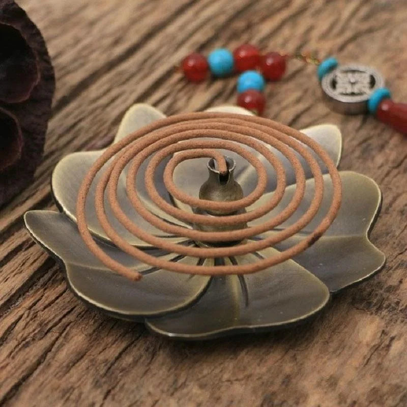 Vintage Sandalwood Incense Burner - Creative Alloy Holder