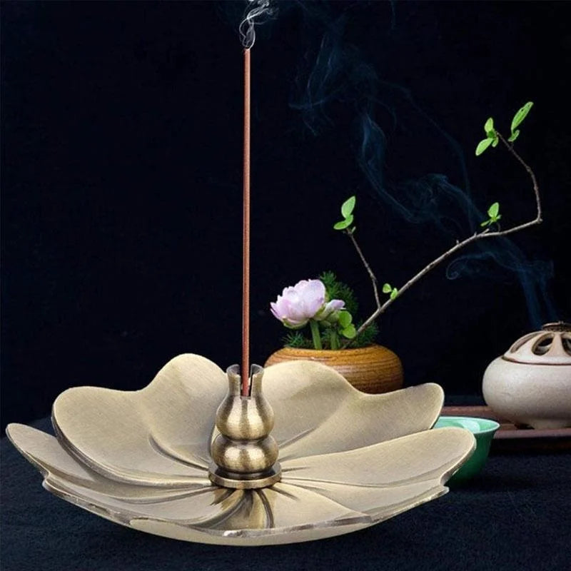 Vintage Sandalwood Incense Burner - Creative Alloy Holder
