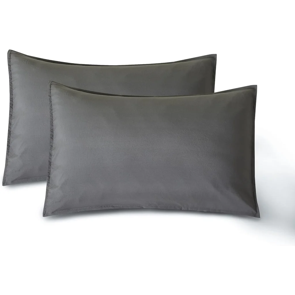 Vintage Washed Microfiber Quilt Cover Set 3PCS - Grey