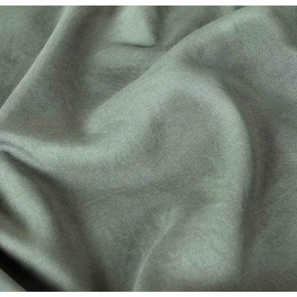 Vintage Washed Microfiber Quilt Cover Set 3PCS - Khaki