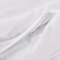 Vintage Washed Microfiber Quilt Cover Set 3PCS - White