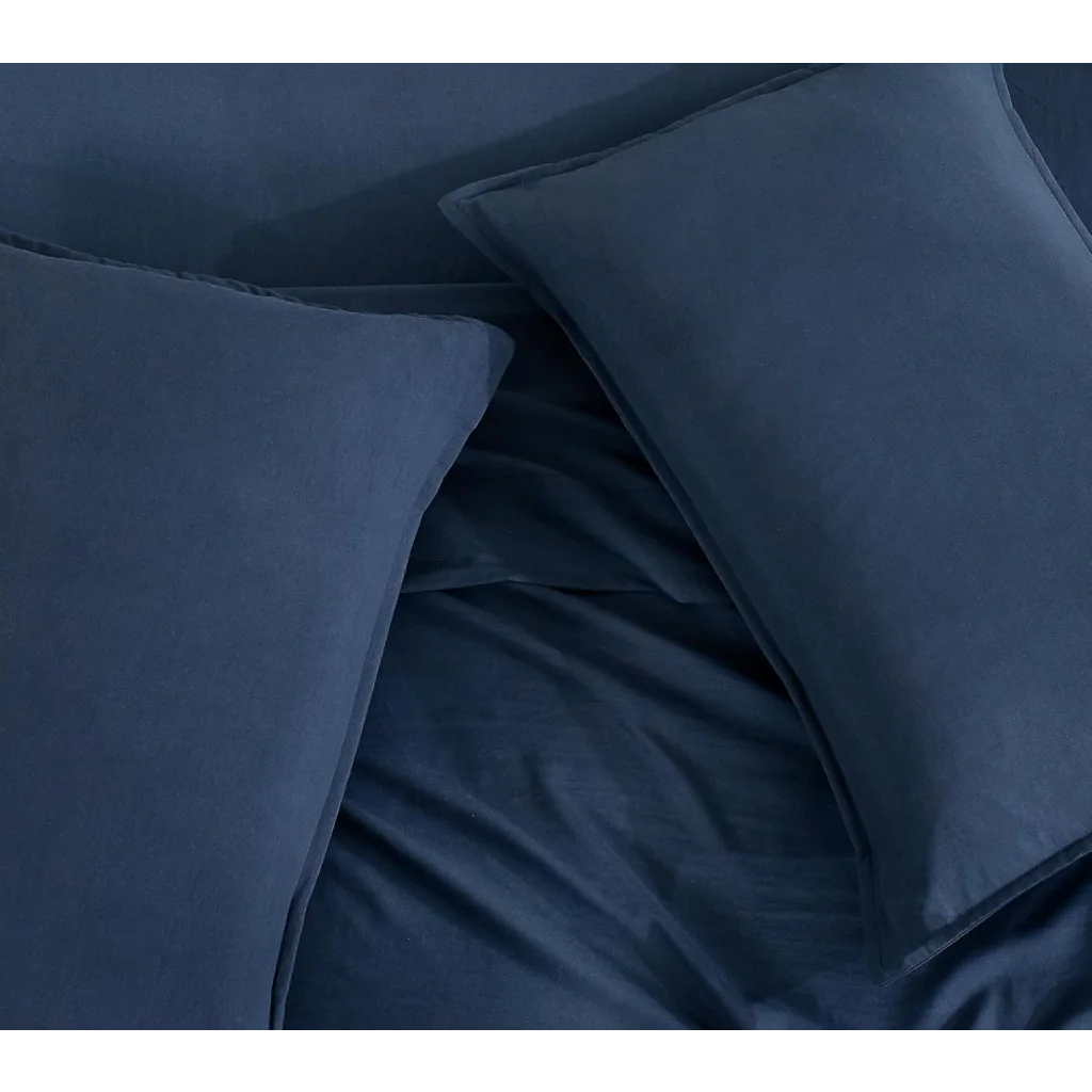 Vintage Washed Microfiber Sheet Set with 1 Pillowcase