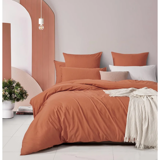 Vintage Washed Microfiber Sheet Set with 1 Pillowcase