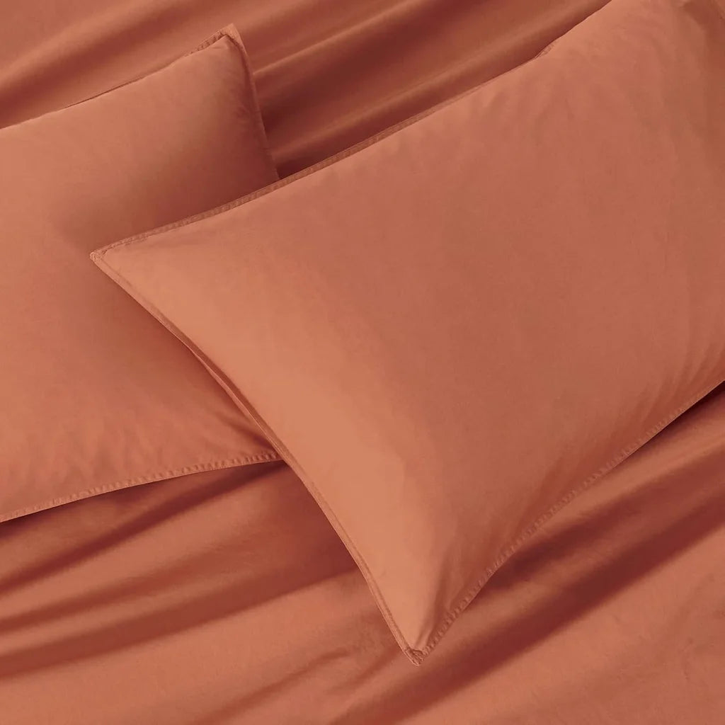 Vintage Washed Microfiber Sheet Set with 1 Pillowcase