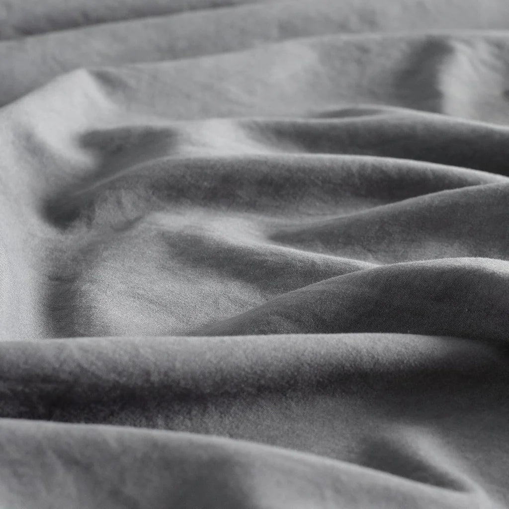 Vintage Washed Microfiber Sheet Set with 2 Pillowcases